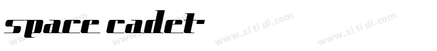 space cadet字体转换